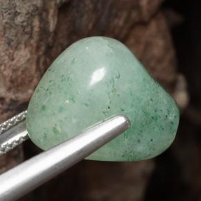Aventurine vert naturelle forme fantaisie, 16,88 ct, translucide