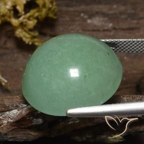 Aventurine Vert mousse pâle naturelle Tour, 24.39 ct, Translucide