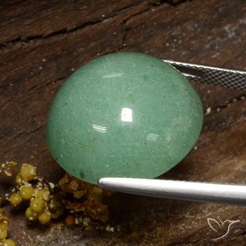 Aventurine Vert moyen naturelle Tour, 24.56 ct, Opaque