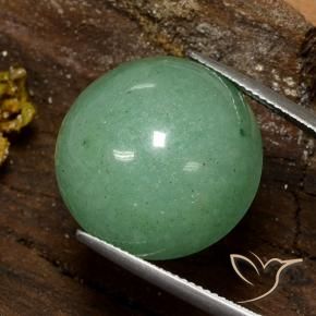 Aventurine Vert mousse pâle naturelle Tour, 25.70 ct, Opaque