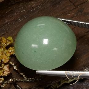Aventurine Mousse verte chaude naturelle Tour, 48.14 ct, Opaque