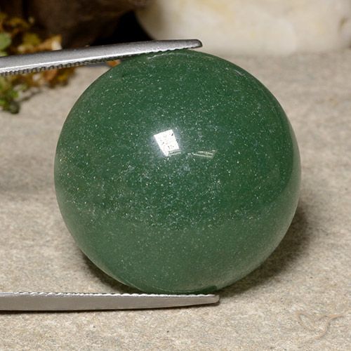 47.09ct Naturel Vert moyen Aventurine, Tour, Translucide