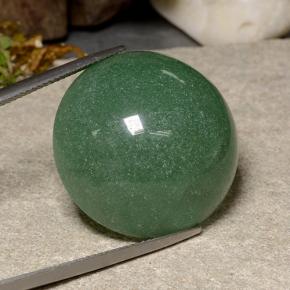 Aventurine vert naturelle coupe roude, 44,80 ct, translucide