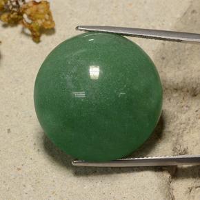 Aventurine vert naturelle coupe roude, 48,43 ct, translucide