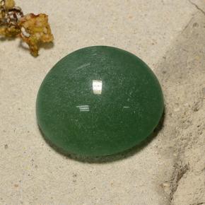 Aventurine vert naturelle coupe roude, 50,34 ct, translucide