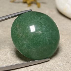 Aventurine Vert naturelle Coupe roude, 48.62 ct, Translucide
