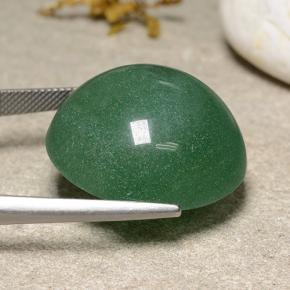 Aventurine Vert naturelle Coupe roude, 48.62 ct, Translucide