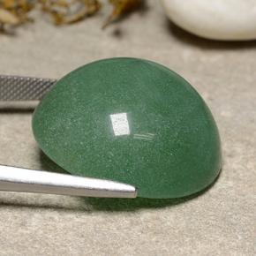 Aventurine vert naturelle coupe roude, 48,95 ct, translucide