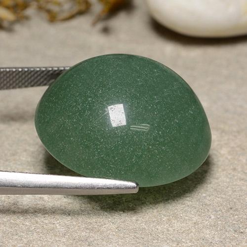 Aventurine Vert moyen naturelle Coupe roude, 43.20 ct, Translucide