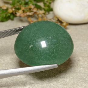 Aventurine vert naturelle coupe roude, 44,34 ct, translucide