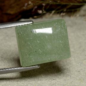 Aventurine Vert naturelle Baquette, 13.91 ct, Translucide
