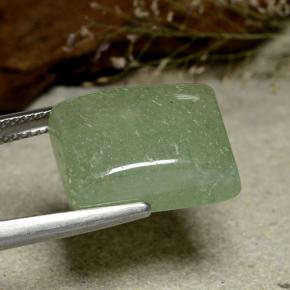 Aventurine Vert naturelle Baquette, 13.91 ct, Translucide