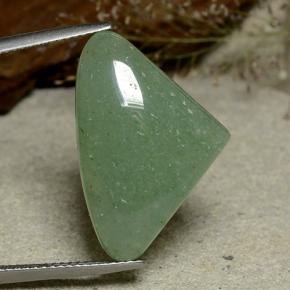 Aventurine Vert naturelle En forme de poire, 18.66 ct, Translucide