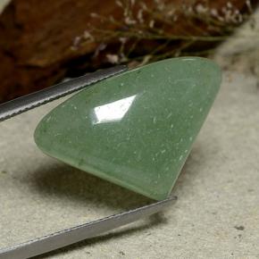 Aventurine Vert naturelle En forme de poire, 18.66 ct, Translucide