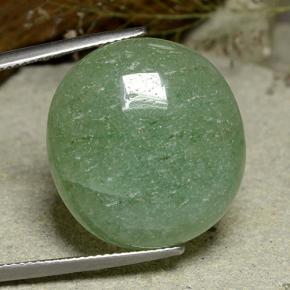 Aventurine Vert moyen-léger naturelle Coupe ovale, 27.70 ct, Translucide
