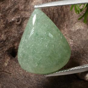 Aventurine Vert naturelle En forme de poire, 10.93 ct, Translucide