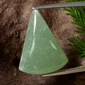 Aventurine Vert naturelle Trillion, 12.64 ct, Translucide