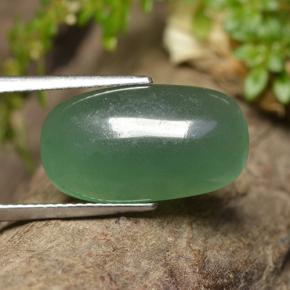 Aventurine vert naturelle coupe coussin, 8,04 ct, translucide