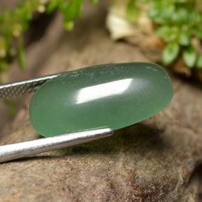 Aventurine vert naturelle coupe coussin, 8,04 ct, translucide