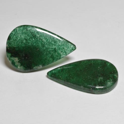 Shop natural 16.47ct Vert foncé Aventurine gems, En forme de poire, from Brésil at GemSelect. In stock, global shipping!