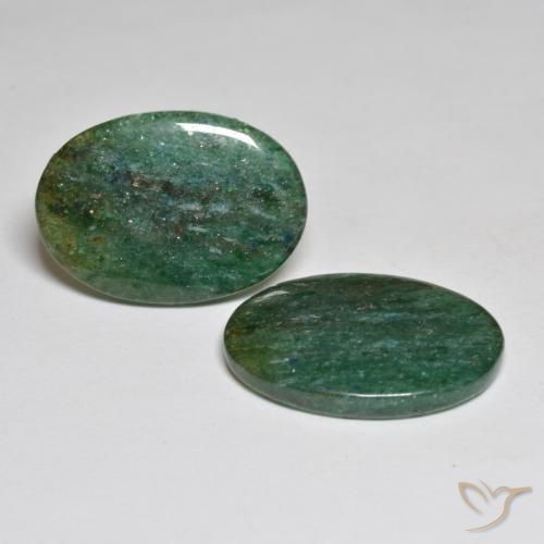 Shop natural 17.37ct Vert moyen Aventurine gems, ovale, from Brésil at GemSelect. In stock, global shipping!