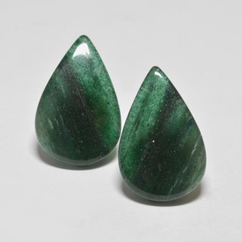 Achetez naturel 12.19ct Vert frais Aventurine gems, En forme de poire, En provenance Brésil chez GemSelect. En stock, livraison internationale!