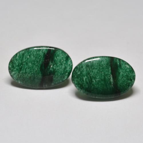 Achetez naturel 13,04ct vert aventurine gems, coupe ovale, en provenance brésil chez gemselect. en stock, livraison internationale!