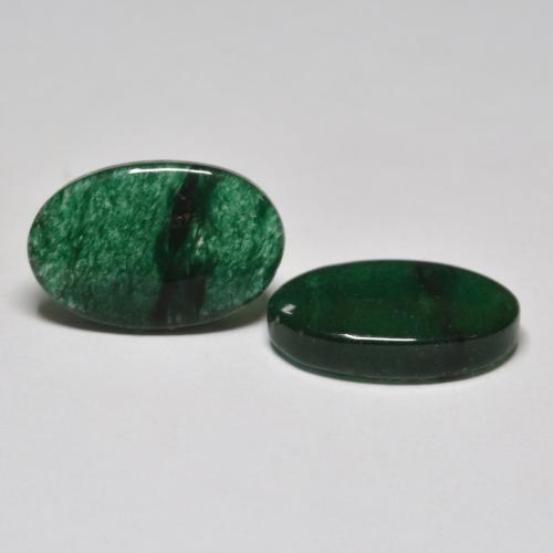Achetez naturel 13,04ct vert aventurine gems, coupe ovale, en provenance brésil chez gemselect. en stock, livraison internationale!