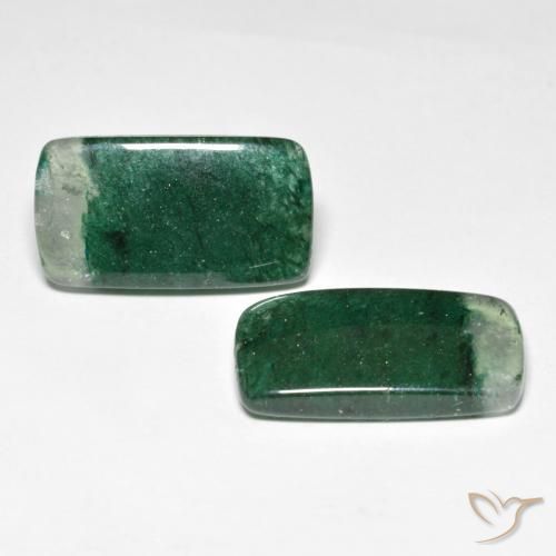 Achetez naturel 16.26ct Vert pin Aventurine gems, Coupe coussin, En provenance Brésil chez GemSelect. En stock, livraison internationale!