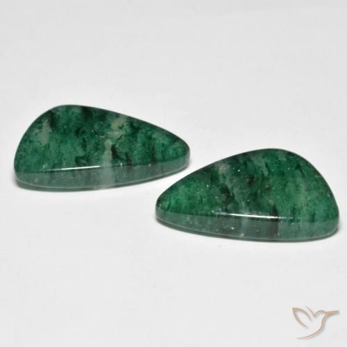 Shop natural 13.86ct Vert foncé Aventurine gems, Fantaisie, from Brésil at GemSelect. In stock, global shipping!