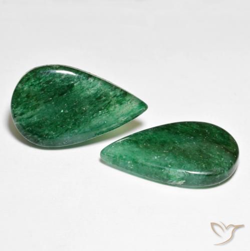 Shop natural 16.58ct Vert clair Aventurine gems, En forme de poire, from Brésil at GemSelect. In stock, global shipping!