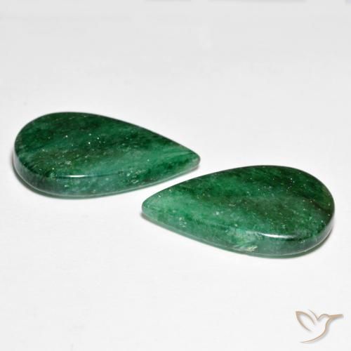 Shop natural 16.58ct Vert clair Aventurine gems, En forme de poire, from Brésil at GemSelect. In stock, global shipping!