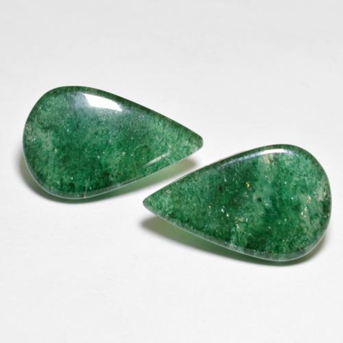 Achetez naturel 11.16ct Vert multicolore Aventurine gems, En forme de poire, En provenance Brésil chez GemSelect. En stock, livraison internationale!