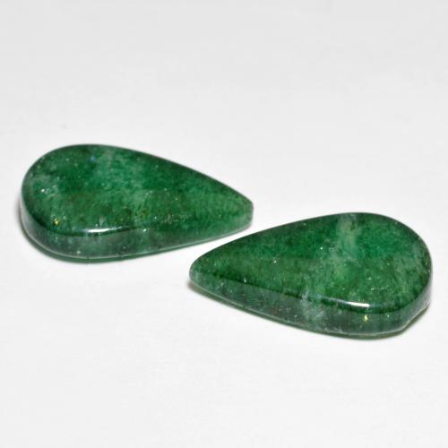 Achetez naturel 11.16ct Vert multicolore Aventurine gems, En forme de poire, En provenance Brésil chez GemSelect. En stock, livraison internationale!