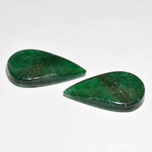 Achetez naturel 14.41ct Vert multicolore Aventurine gems, En forme de poire, En provenance Brésil chez GemSelect. En stock, livraison internationale!