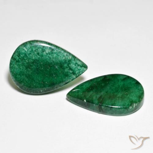 Shop natural 14.94ct Vert clair Aventurine gems, En forme de poire, from Brésil at GemSelect. In stock, global shipping!