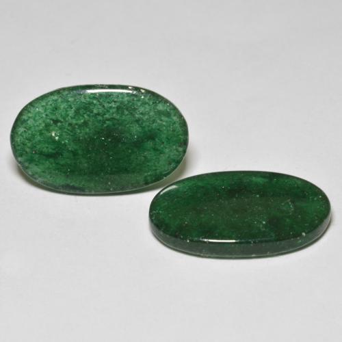 Achetez naturel 16,12ct vert aventurine gems, coupe ovale, en provenance brésil chez gemselect. en stock, livraison internationale!