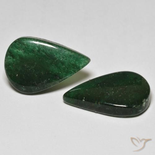 Shop natural 17.37ct Forêt verte Aventurine gems, En forme de poire, from Brésil at GemSelect. In stock, global shipping!