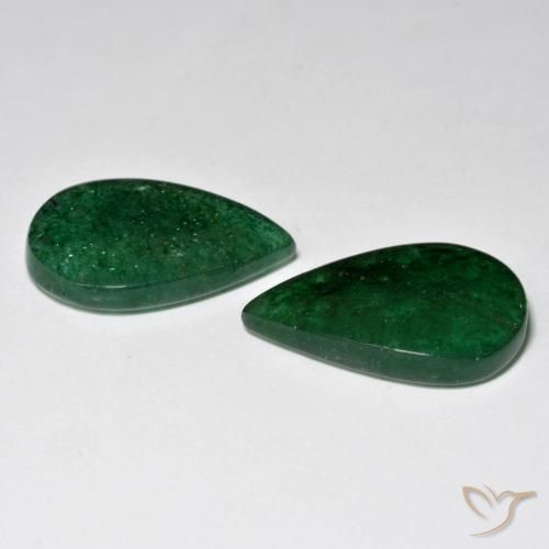Shop natural 13.43ct Vert pin Aventurine gems, En forme de poire, from Brésil at GemSelect. In stock, global shipping!