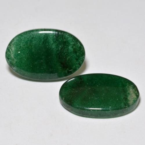 Achetez naturel 17,47ct vert aventurine gems, coupe ovale, en provenance brésil chez gemselect. en stock, livraison internationale!