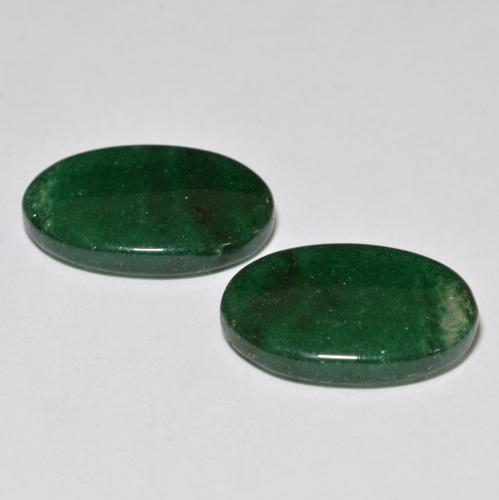 Achetez naturel 17,47ct vert aventurine gems, coupe ovale, en provenance brésil chez gemselect. en stock, livraison internationale!