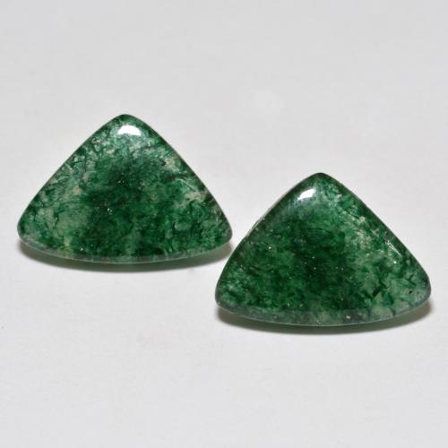 Achetez naturel 9,73ct vert aventurine gems, trillion, en provenance brésil chez gemselect. en stock, livraison internationale!