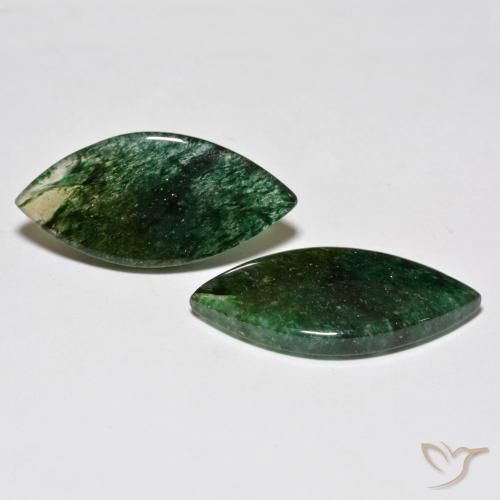 Shop natural 20.86ct Vert foncé Aventurine gems, Marquise, from Brésil at GemSelect. In stock, global shipping!