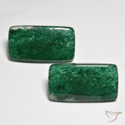 Achetez naturel 21,63ct vert aventurine gems, baguette, en provenance brésil chez gemselect. en stock, livraison internationale!