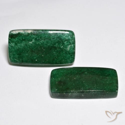 Achetez naturel 21,63ct vert aventurine gems, baguette, en provenance brésil chez gemselect. en stock, livraison internationale!
