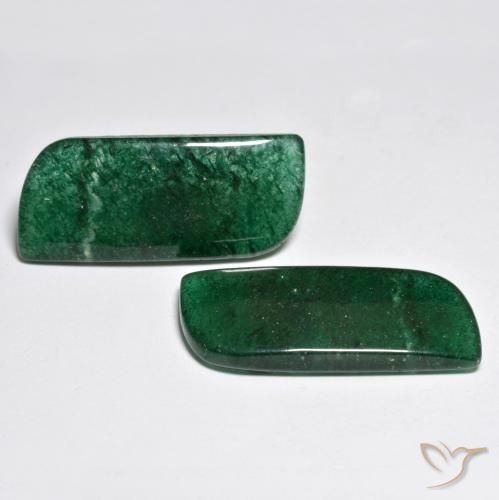 Shop natural 25.07ct Vert foncé Aventurine gems, Fantaisie, from Brésil at GemSelect. In stock, global shipping!