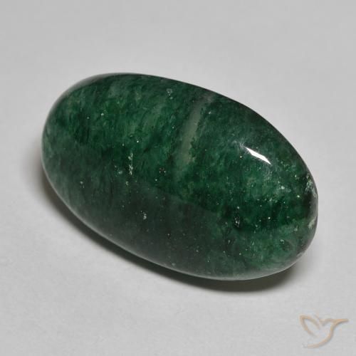 Aventurine Vert naturelle ovale, 14.46 ct, Translucide