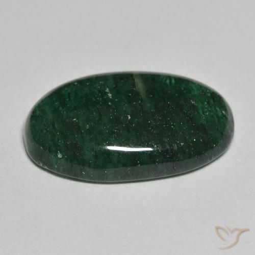 Aventurine Vert naturelle ovale, 14.46 ct, Translucide