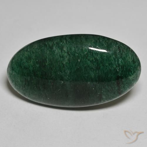 24.63ct Naturel Vert Aventurine, ovale, Translucide
