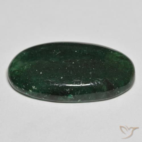 Aventurine Forêt verte naturelle ovale, 15.85 ct, Translucide